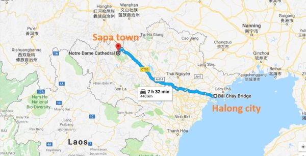 Private transfer Halong to Sapa